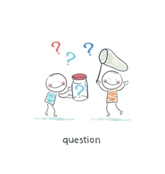 Questions vector image