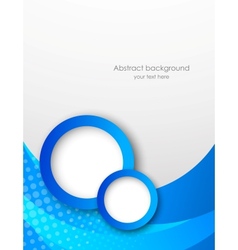 Abstract blue background vector image