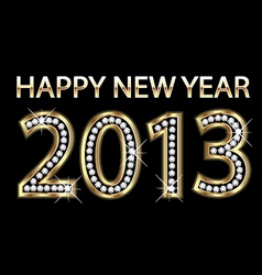 Happy new year 2013 vector image