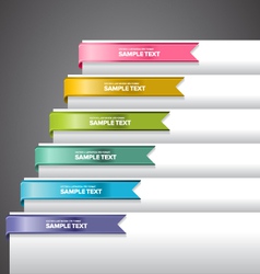 Bookmark Labels Ribbon vector image