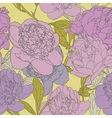 Seamless pattern with flowers vector image