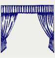 Theater curtain vector image