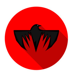 Crow icon Crow icon vector image