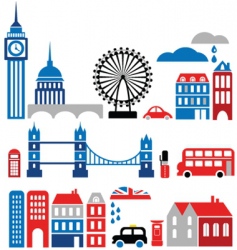 Silhouettes of european cities vector image
