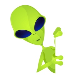 Funny Alien vector image