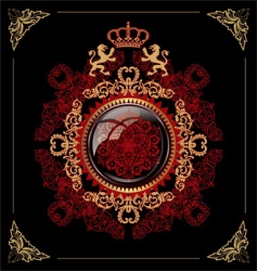 Ornate frames vector image