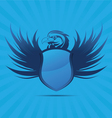 Blue Shield Eagle vector image