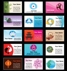Business cards vector image