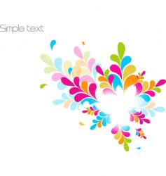 Floral graphic vector image