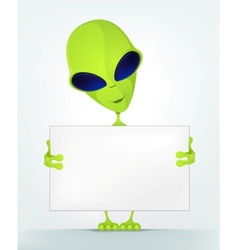 Funny Alien vector image