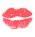 Collection print of lips vector image
