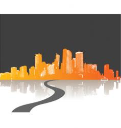 City vector image