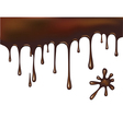 Chocolate drips vector image