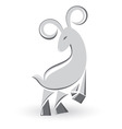 Zodiac sign aries vector image