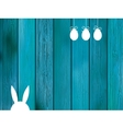 Blue background with copy space on wood EPS8 vector image