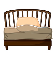 Bed vector image
