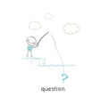 Questions vector image