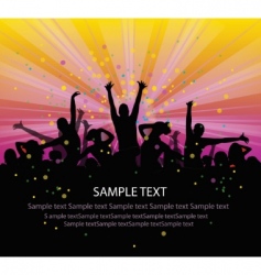 People dancing vector image