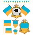 Ukraine flags Ukraine flags vector image