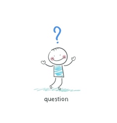 Questions vector image