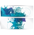 Splash on abstract background vector image
