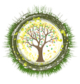 Eco tree vector image