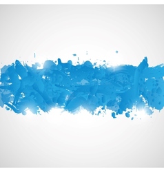 Abstract background with blue paint splashes vector image