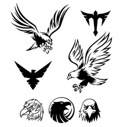 Eagle symbol vector image