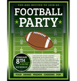 Football Flyer vector image