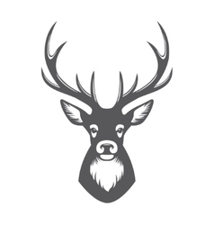 Deer head vector image