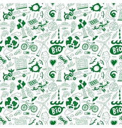 Ecology - seamless background vector image