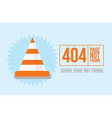 Page not found Error 404 design for website or vector image