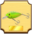 Fishing lure vector image