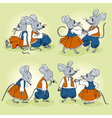 Mice family vector image