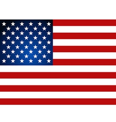 American Flag for Independence Day vector image