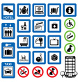 Icons hotel vector image