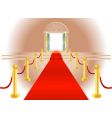 Red carpet vector image