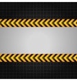 Construction warning background vector image
