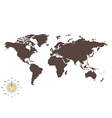 World map of vector image