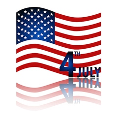 American Flag for Independence Day American Flag for Independence Day vector image