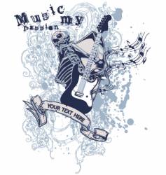 Music my passion vector image