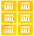 Summer Sale - Set Of Six Variants vector image