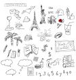 Symbols sketch vector image