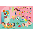 Kids playroom vector image