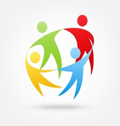 Team work icon vector image