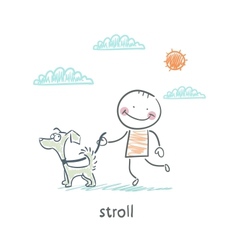 Stroll vector image
