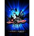 Disco dance background vector image