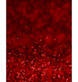 Flying hearts background vector image