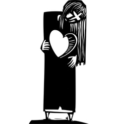 Lost Heart vector image