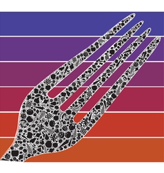 Fork design vector image